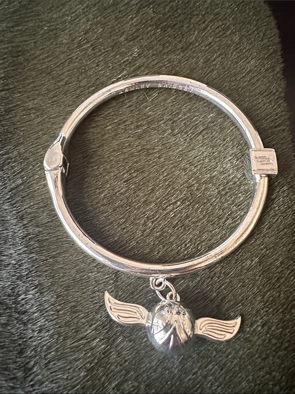 Ashley Bridget Harry Potter Snitch Silver Bracelet